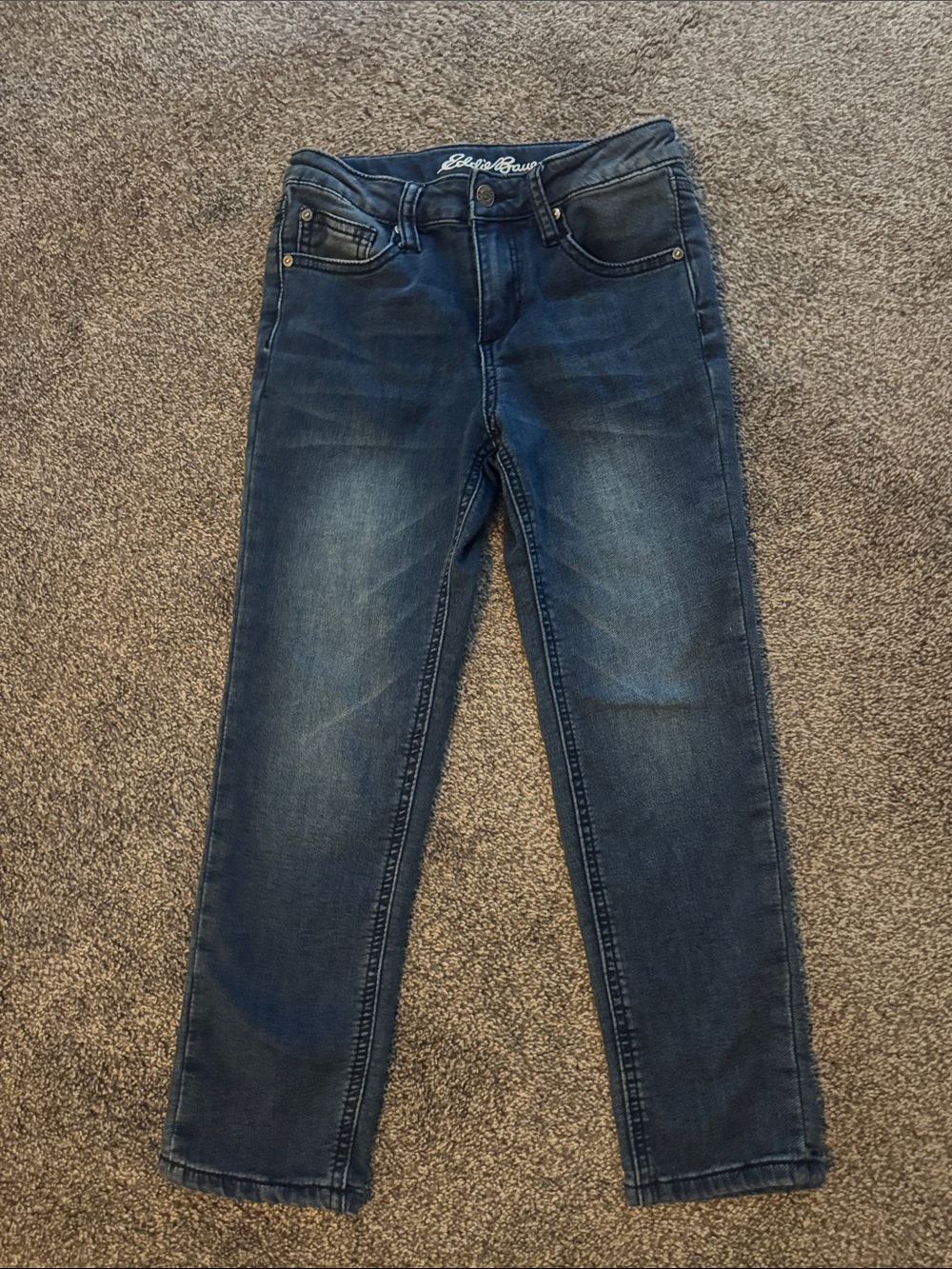 Eddie Bauer Boys Dark Blue Straight Leg Jeans